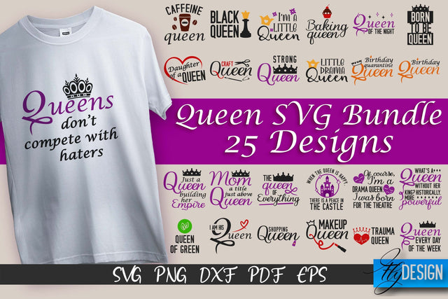 Queen SVG Quotes | Queen Design | Queen Sayings Design SVG Fly Design 