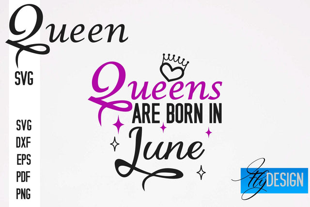 Queen SVG Quotes | Queen Design | Queen Sayings Design SVG Fly Design 
