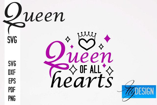 Queen SVG Quotes | Queen Design | Queen Sayings Design SVG Fly Design 