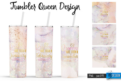 Queen Tumblers | Queen Tumbler Sublimation | PNG 20 Oz Tumbler | Tumbler Wrap Sublimation Fly Design 