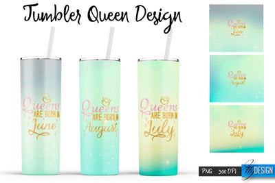 Queen Tumblers | Queen Tumbler Sublimation | PNG 20 Oz Tumbler | Tumbler Wrap Sublimation Fly Design 