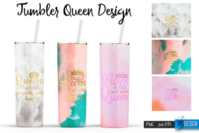 Queen Tumblers | Queen Tumbler Sublimation | PNG 20 Oz Tumbler | Tumbler Wrap Sublimation Fly Design 