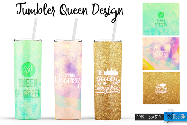 Queen Tumblers | Queen Tumbler Sublimation | PNG 20 Oz Tumbler | Tumbler Wrap Sublimation Fly Design 
