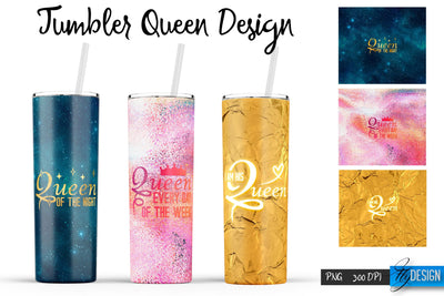 Queen Tumblers | Queen Tumbler Sublimation | PNG 20 Oz Tumbler | Tumbler Wrap Sublimation Fly Design 