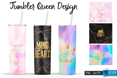 Queen Tumblers | Queen Tumbler Sublimation | PNG 20 Oz Tumbler | Tumbler Wrap Sublimation Fly Design 