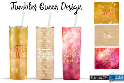 Queen Tumblers | Queen Tumbler Sublimation | PNG 20 Oz Tumbler | Tumbler Wrap Sublimation Fly Design 