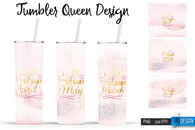 Queen Tumblers | Queen Tumbler Sublimation | PNG 20 Oz Tumbler | Tumbler Wrap Sublimation Fly Design 