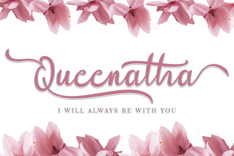 Queenatha Font Prasetya Letter 