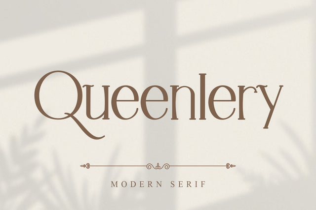 Queenlery Font Letterara 