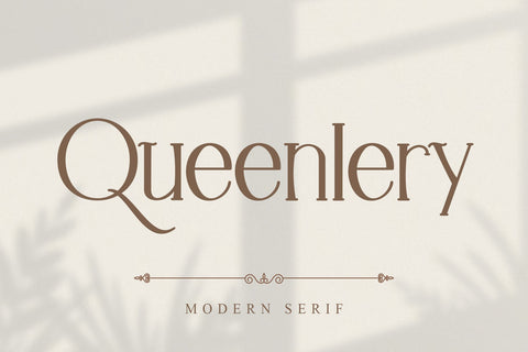 Queenlery Font Letterara 