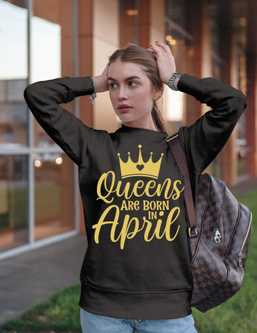 queens are born in April svg, birthday girl t shirt, birthday kueen t shirt, queens birthday svg,Birthday girls t shirt svg, Happy birthday svg, birthday cricut,birthday svg, birthday baby svg, gift for birthday, birthday party t shirt, SVG Isabella Machell 