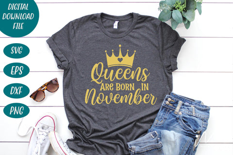 queens are born in November svg, birthday girl t shirt, birthday kueen t shirt, queens birthday svg,Birthday girls t shirt svg, Happy birthday svg, birthday cricut,birthday svg, birthday baby svg, gift for birthday, birthday party t shirt, SVG Isabella Machell 