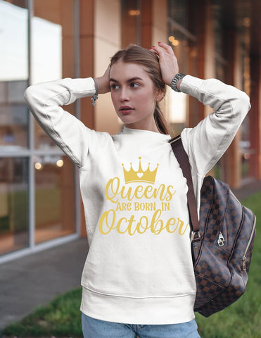 queens are born in October svg, birthday girl t shirt, birthday kueen t shirt, queens birthday svg,Birthday girls t shirt svg, Happy birthday svg, birthday cricut,birthday svg, birthday baby svg, gift for birthday, birthday party t shirt, SVG Isabella Machell 
