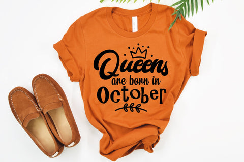 queens are born in october SVG orpitasn 