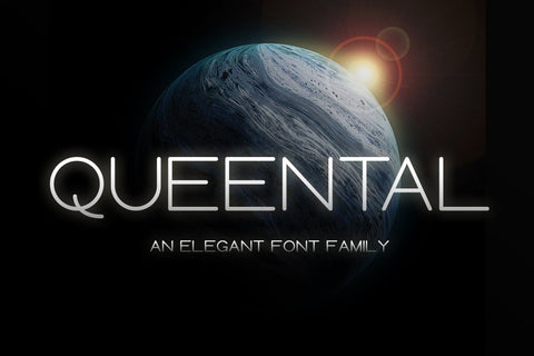 Queental - Elegant Sans Font Family Font StringLabs 