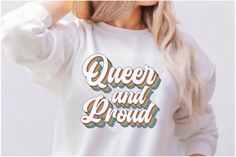 Queer and Proud Pride Month Sublimation Sublimation Jagonath Roy 