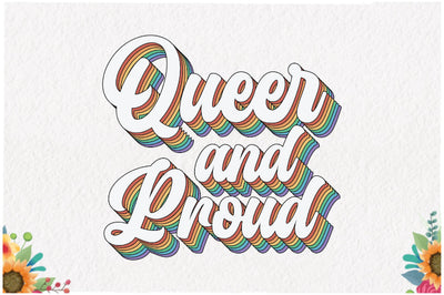 Queer and Proud Pride Month Sublimation Sublimation Jagonath Roy 