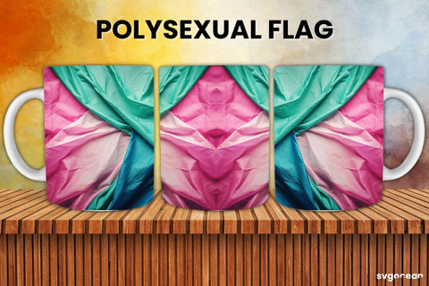 Queer Flags Mug Bundle | 11 oz | Sublimation Sublimation SvgOcean 