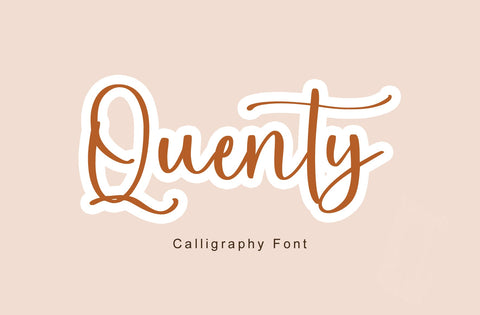 Quenty Font Yuby 