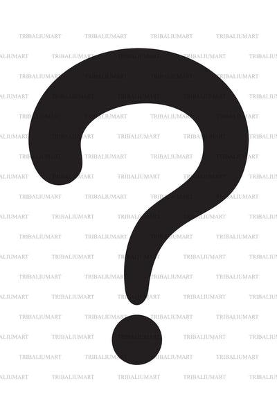 Question mark SVG TribaliumArtSF 