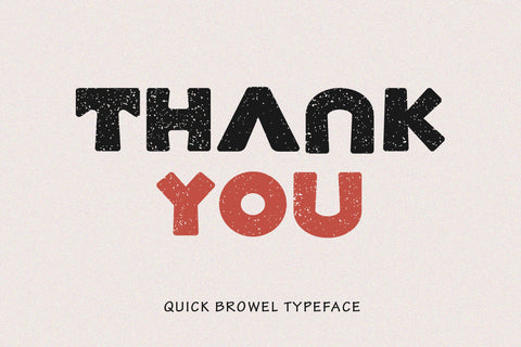 Quick Browel A Bold & Rough Textured Display Font Font Balevgraph Studio 