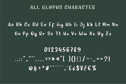 Quick Camping Font twinletter 