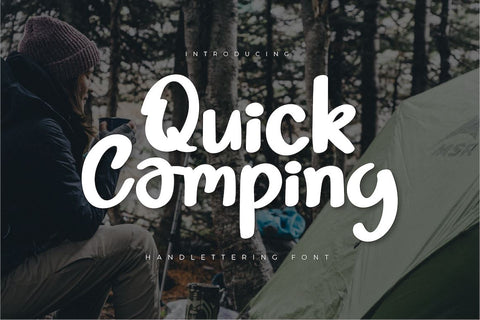 Quick Camping Font twinletter 