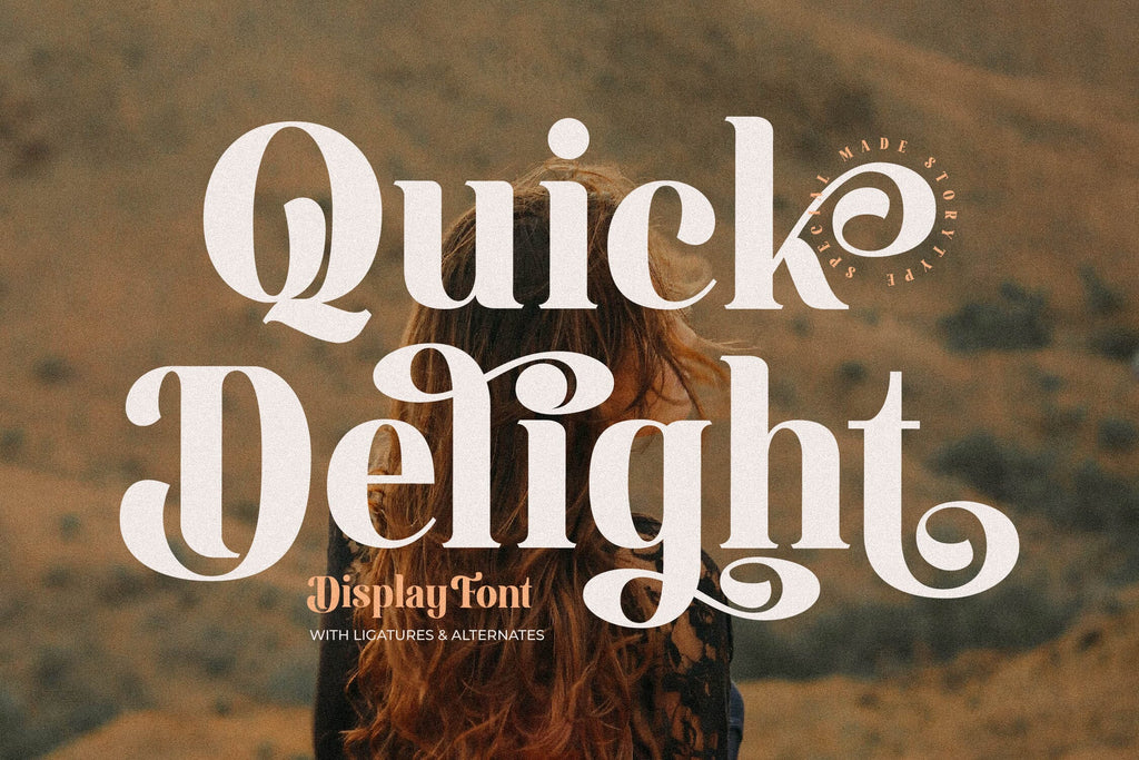 Quick Delight Typeface - So Fontsy