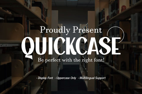Quickcase Font Dumadistyle 