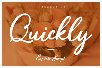 Quickly Express Script Font Creatype Studio 