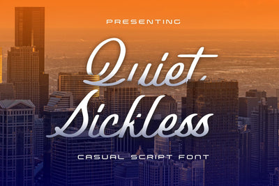 Quiet Sickless Font Allouse.Studio 