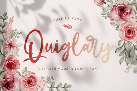 Quiglary - Handwritten Font Font StringLabs 