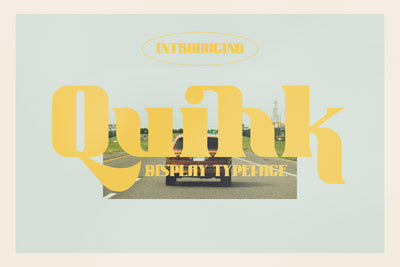Quihk Typeface Font Storytype Studio 