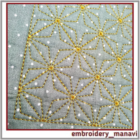 Quilt block 4 machine embroidery designs. Instant download. Embroidery/Applique DESIGNS Embroidery Manavi 05 