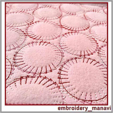 Quilt block 6 and 6a machine embroidery designs. Instant download. Embroidery/Applique DESIGNS Embroidery Manavi 05 