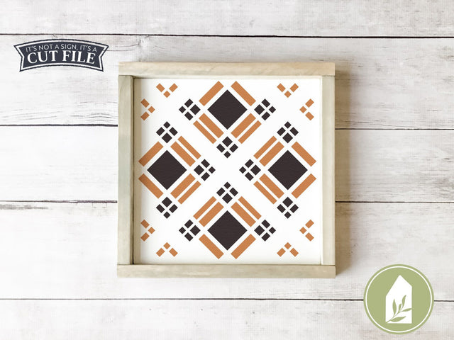 Quilt Block Pattern SVG | Farmhouse Sign Design SVG LilleJuniper 
