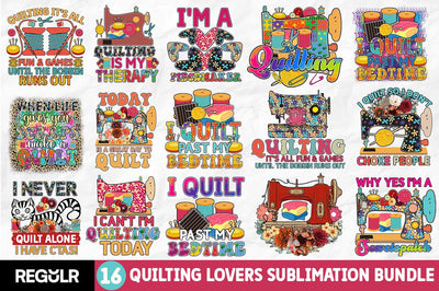 Quilting Lovers Sublimation Bundle Sublimation Regulrcrative 