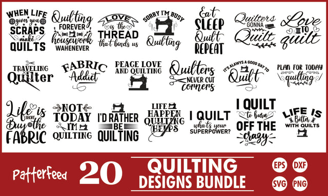 Quilting SVG Designs Bundle SVG PatternFeed8 