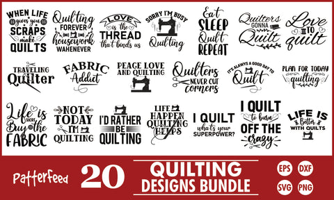 Quilting SVG Designs Bundle SVG PatternFeed8 