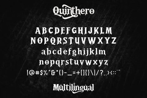 Quinthero Font Fachranheit Studio