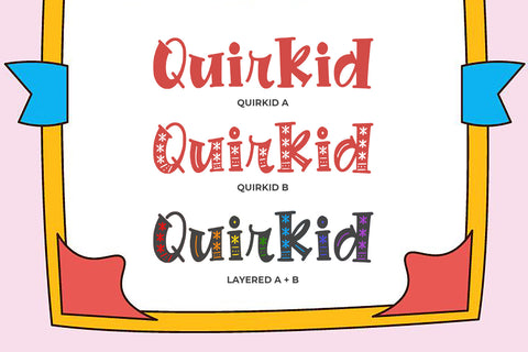 Quirkid Font Abo Daniel Studio 