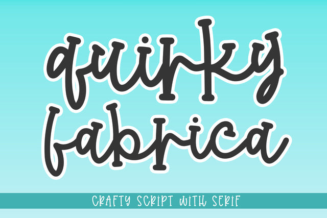 Quirky Fabrica Font Abo Daniel Studio 