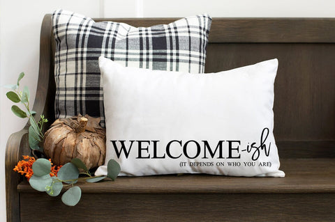 Quirky Welcome-Ish Front Door Mat SVG Pickled Thistle Creative 