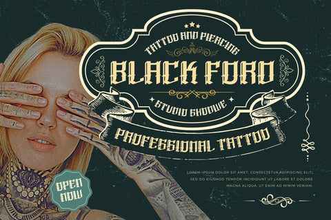 QUKIHA Blackletter font Font twinletter 