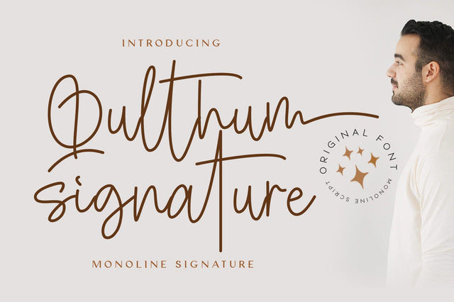 Qulthum Signature Font Wildan Type 
