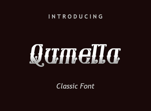 Qumella Font Font Leamsign Studio 
