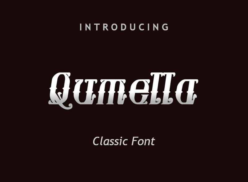 Qumella Font Font Leamsign Studio 
