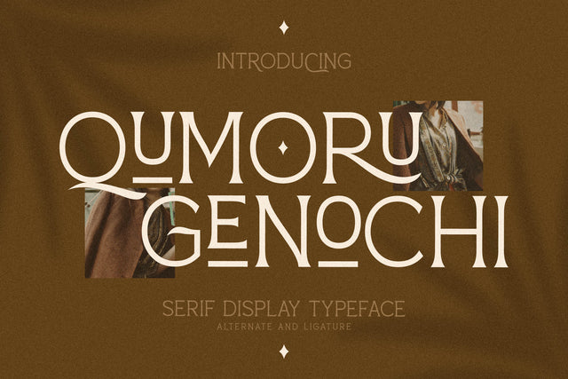 QUMORU GENOCHI Typeface Font Storytype Studio 