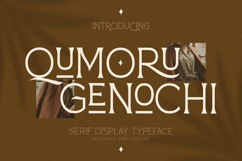QUMORU GENOCHI Typeface Font Storytype Studio 