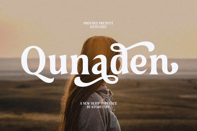 Qunaden Typeface Font Storytype Studio 